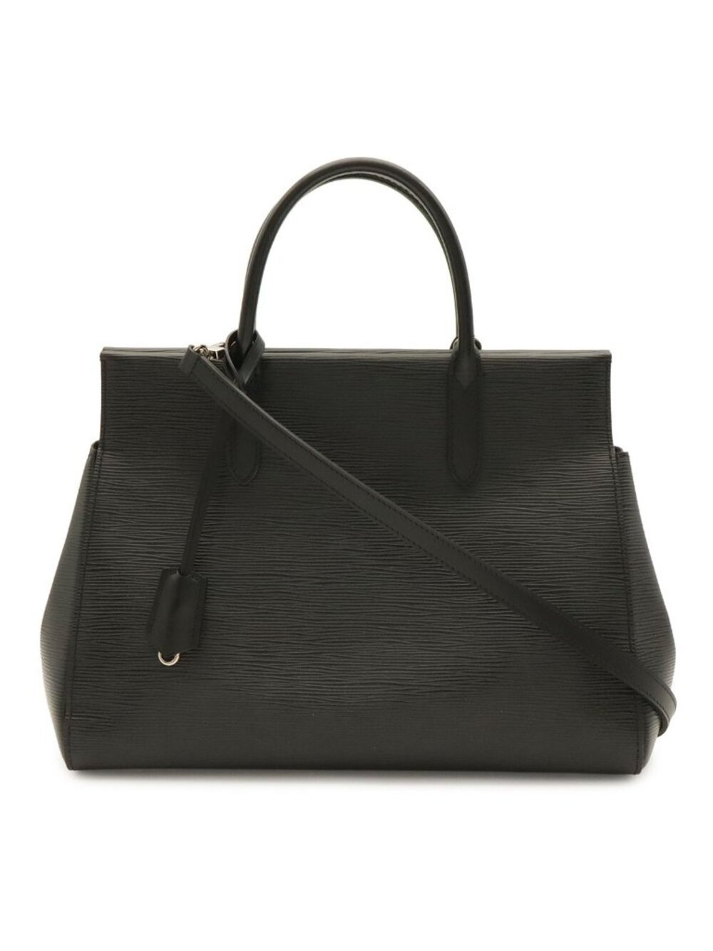 Louis Vuitton Epi Marly MM 2-Way Shoulder Bag Noir Black